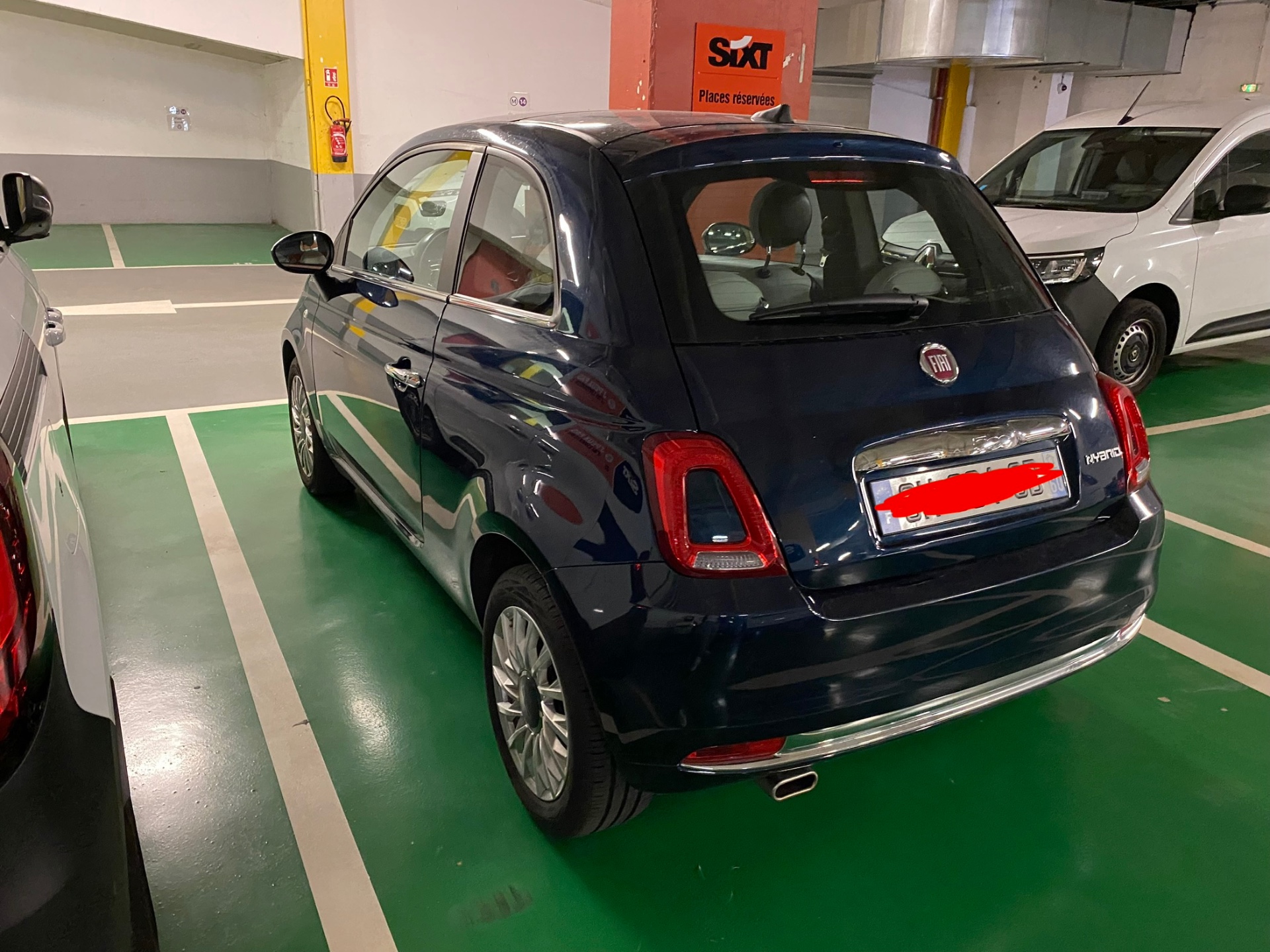 Fiat 500 Hybrid convoyée par OyoMobility