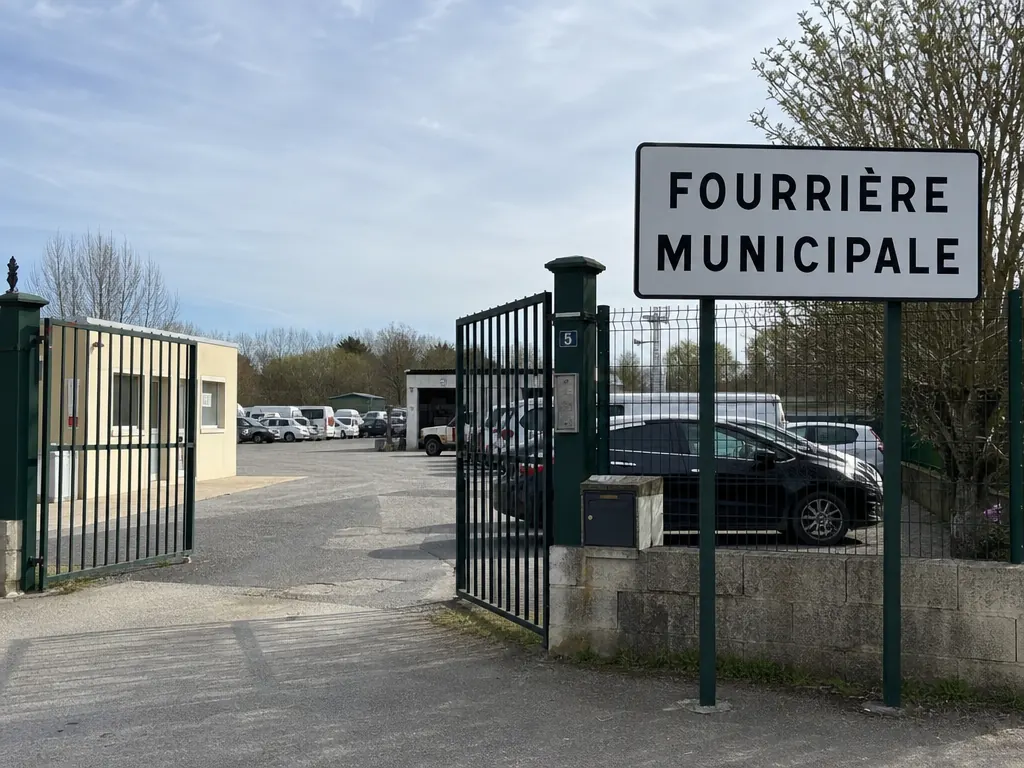 Entrée fourrière municipale