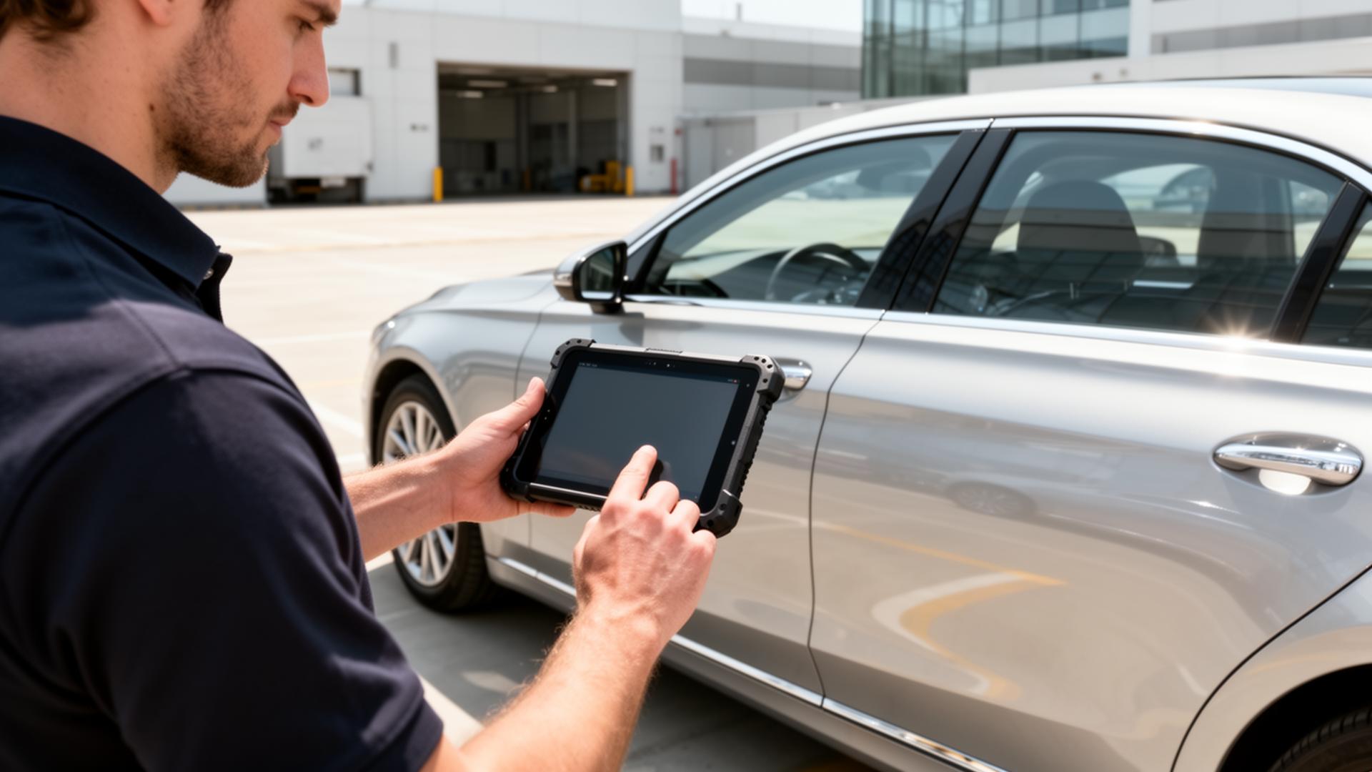 Inspection digitale du véhicule par un convoyeur OyoMobility